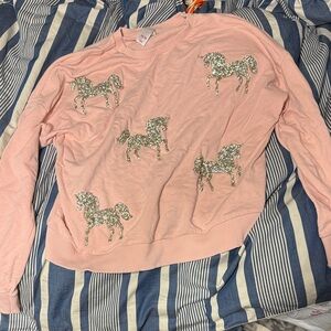 Justice Light Pink Sweatshirt